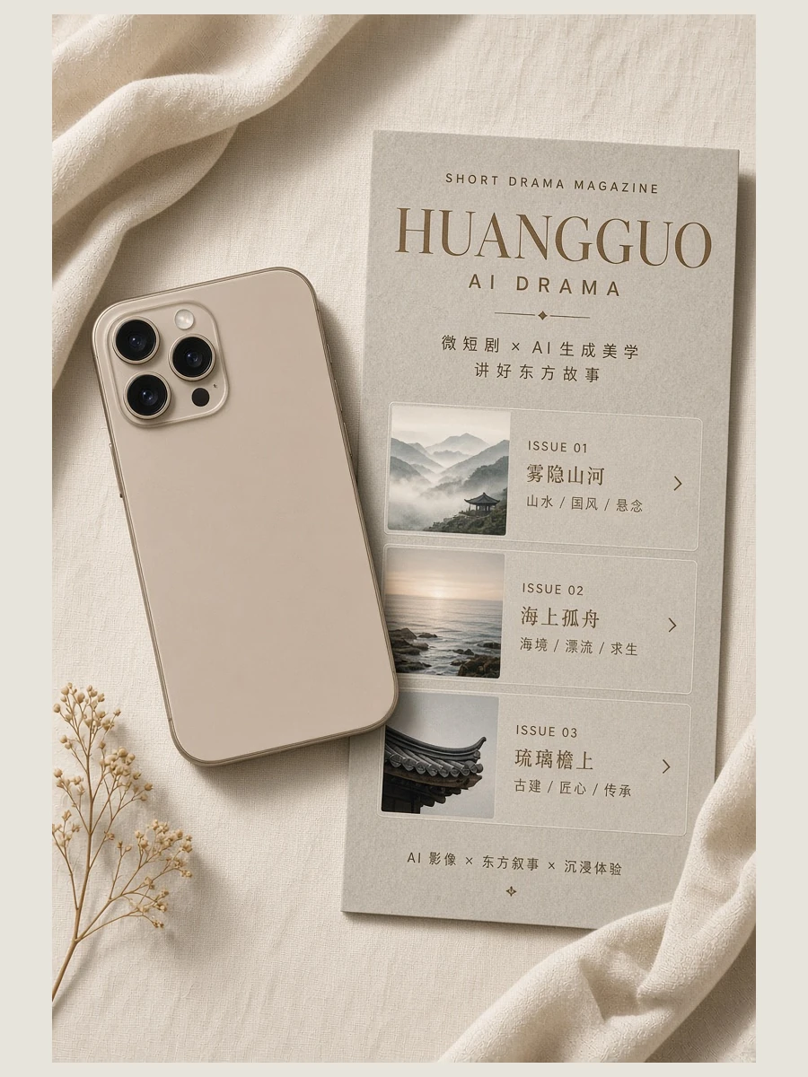 黄果ai短剧APP移动阅读界面
